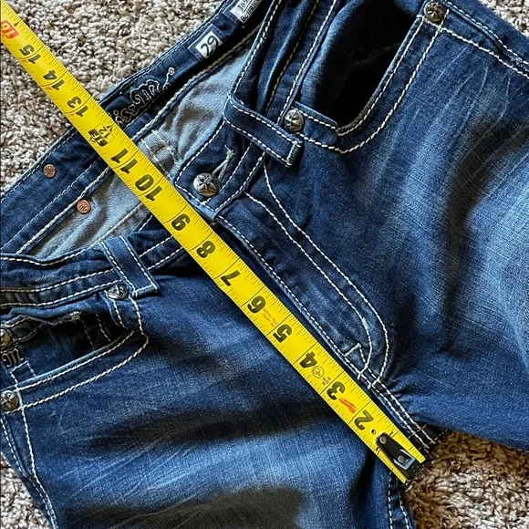 Miss Me Boyfriend Capri JB5692P5 Dark Wash Cropped Jeans Women’s Size 29 EUC - Picture 13 of 13